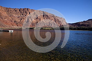 The view from Lees Ferry in Arizona