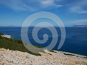 View from Lefkada island, Greece - Background