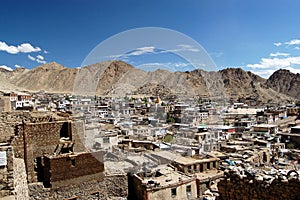 View on Leh (Ladakh) photo