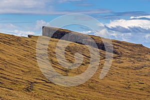 View of the Leitisvatn Lake, Faroe Islands