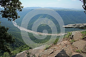 View of Leopard Rock and Oribi Gorge Canyon