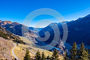 View of the leventina valley
