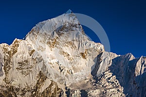 View of the Lhotse Mount from Kala Patar. Nepal