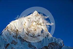 View of the Lhotse Peak. Nepal