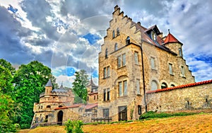 View of Lichtenstein Castle in Baden-Wurttemberg, Germany