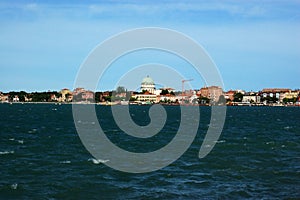 View of Lido from San Servolo, Venice photo