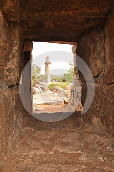 Lighthouse in the light