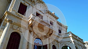 View of Limassol's municipal university library