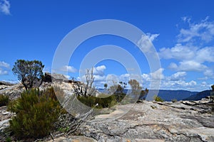 A view at Lincolns Rock in the Blue Mountains of Australia