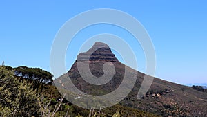 View of Lion`s Head in Cape Town