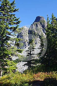 View of Lions peaks