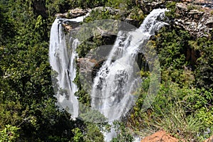 View at Lisbon waterfall near Graskop in South Africa