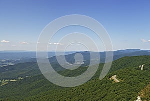 View From Little Stony Man Lookout, Shenandoah National Park photo