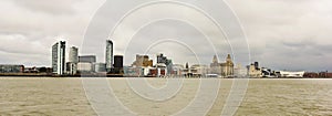 A View of Liverpool and the Mersey River