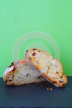 View of a loaf of Blarney scone Irish soda bread