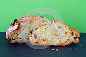 View of a loaf of Blarney scone Irish soda bread