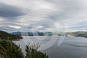 View from a loch alsh viewpoint