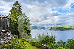 View of Loch Awe from St Conans Kirk, Argyll, Scotland