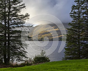 View of Loch Linnhe from Fort William in Scotland, UK
