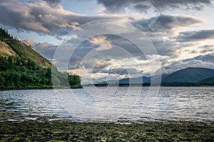 A view of Loch Shiel in Scotland photo