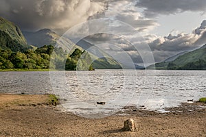 A view of Loch Shiel in Scotland photo