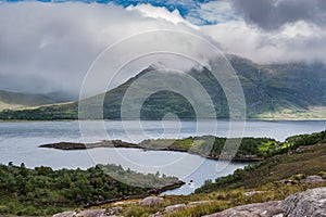 View from Loch Torridon in highlands photo