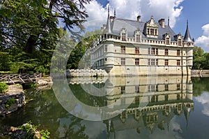 View of Loire valley in France