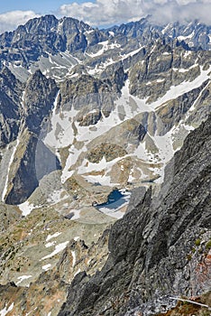 View from Lomnicky Stit in High Tatras