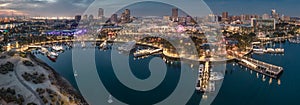 View of Long Beach Shoreline Marina