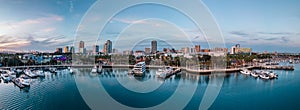 View of Long Beach Shoreline Marina