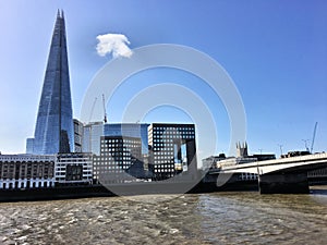 A view looking across the river Thames