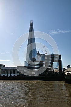 A view looking across the river Thames