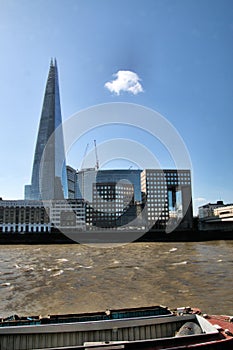 A view looking across the river Thames