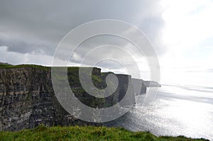 View Looking South over The Cliffs of Moher in County Clare, Ireland