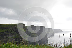 View Looking South over The Cliffs of Moher in County Clare, Ireland