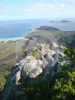 View from a lookout at Wilson's Promontory