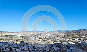 View from Lorca Castle north photo