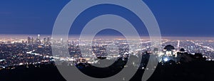 View of Los Angeles from the Hollywood hills