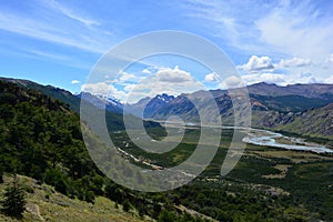 View of Los Glaciares National Park, El ChaltÃ©n, Argentina