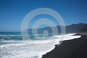 View of Lost Coast in California