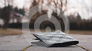 Lost documents in public place