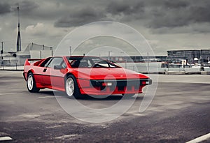 A view of a Lotus Esprit Sports car