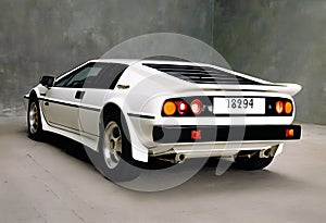 A view of a Lotus Esprit Sports car