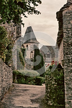 View of Loubressac , The Lot, Dordogne Valley