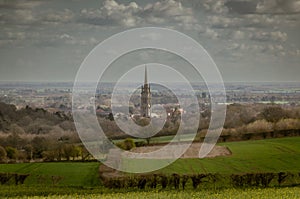 View of Louth from the wolds