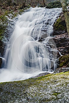 View of the Lower Crabtree Falls in the Blue Ridge Mountains, Virginia, USA - 2