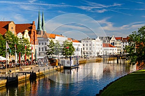 View of Lubeck, Germany