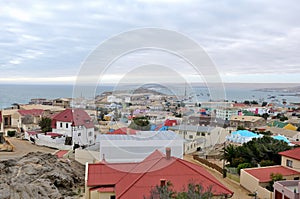 View of Luderitz in Namibia