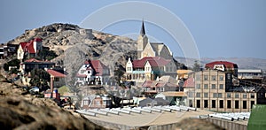 View of Luderitz in Namibia