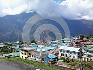 View from Lukla Airport